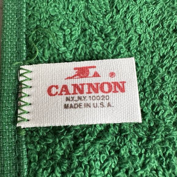 Vintage 3 Cannon Handtowels Tea Towel Christmas Embroidered Fringe Made in USA - Picture 5 of 8